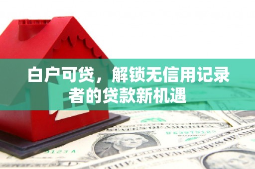 隰县白户可贷，解锁无信用记录者的贷款新机遇