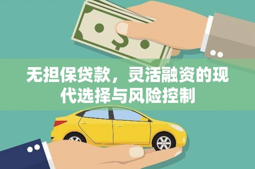 隰县无担保贷款，灵活融资的现代选择与风险控制