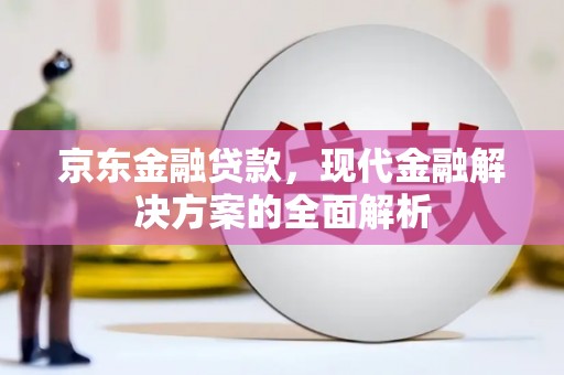 隰县京东金融贷款，现代金融解决方案的全面解析