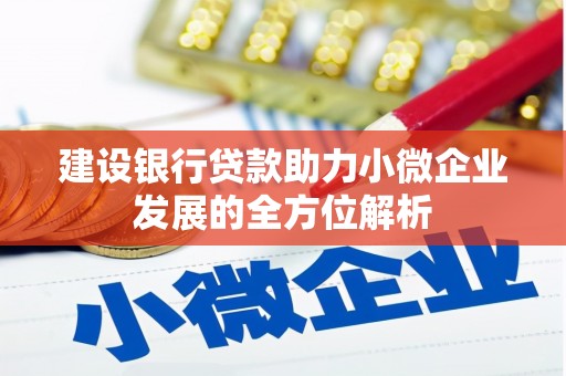 隰县建设银行贷款助力小微企业发展的全方位解析