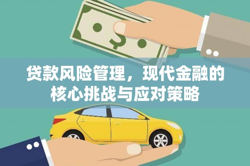 隰县贷款风险管理，现代金融的核心挑战与应对策略