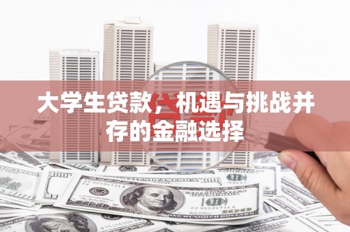 隰县大学生贷款，机遇与挑战并存的金融选择