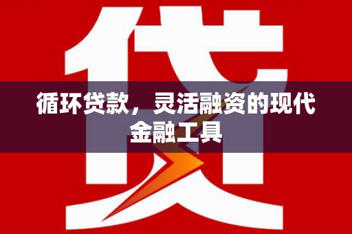 隰县循环贷款，灵活融资的现代金融工具