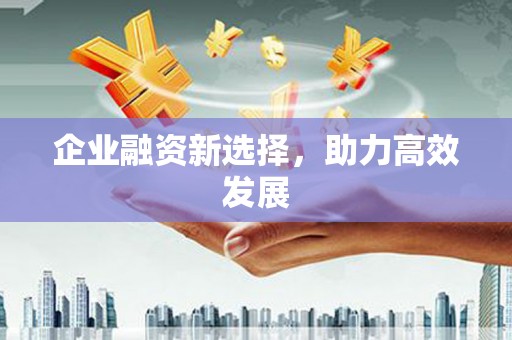隰县企业融资新选择，助力高效发展